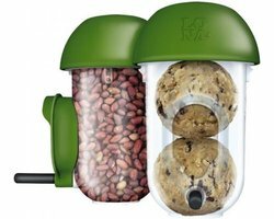 LONA Voersilo en Vetbolhouder - D2 - Combi - Groen