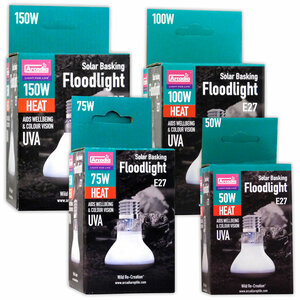 Arcadia solar basking floodlight E27 