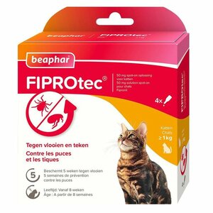 Beaphar Fiprotec Spot-On kat 4 pipet