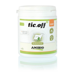Anibio Tic off, tegen teken en vlooien voor honden en katten 400 gr.