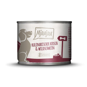 Mjamjam natvoer honden hert en wildzwijn  200gr 
