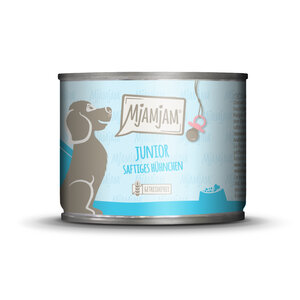 Mjamjam natvoer honden junior malse kip en ei 200gr 