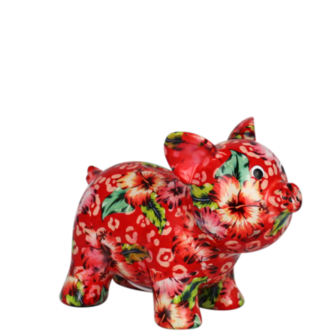 Pomme pidou Babette - Rood met bloemen