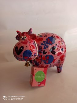 Pomme pidou  koe Bella - Roze met doodskoppen 