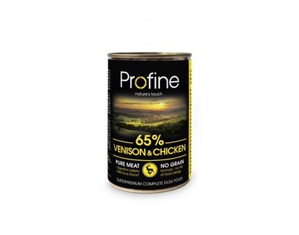 Profine blikvoer  graan vrij hert en kip  400 gr