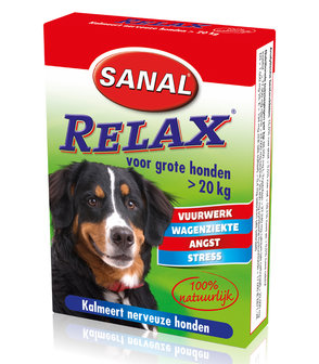 Sanal Relax Anti-Stress voor grote honden &gt; 20kg