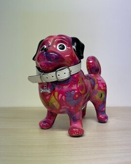 omme pidou Daisy roze met figuurtjes 