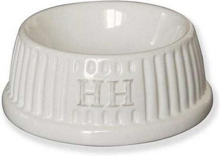 Happy-House Voerbak Keramiek Hh S Wit 13 cm