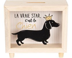  Clayre & Eef spaarpot teckel 