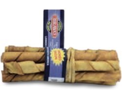 Bravo Rawhide smoked bacon twisted sticks 25 cm 10st