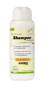 Anibio Shampoo &ndash; 250 ml., Extra mild, voor kat en hond.