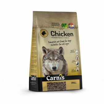 Carnis Chicken Small geperst hondenvoer 12,5 kg