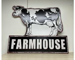 Tekst /reclame farmhouse koe 71x61