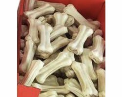 Bravo Rawhide pressed bone 7 cm 5st.