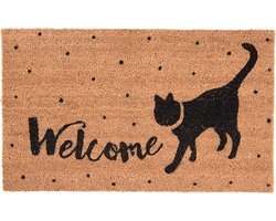 Clayre &amp; Eef Deurmat - Kat Welcome - 75x45x1 cm