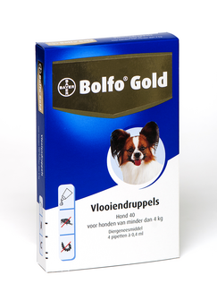 Bolfo Gold hond 40 2 pipet