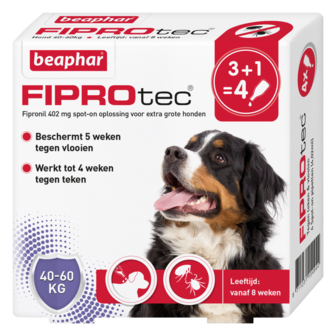 Beaphar Fiprotec Spot-On hond 40-60 kg 3 pipet