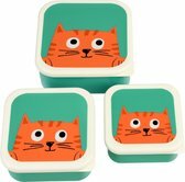 Rex london Snackdoosjes Chester the Cat - Set van 3 