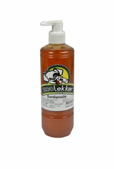 Zoolekker Sardienolie 500 ml