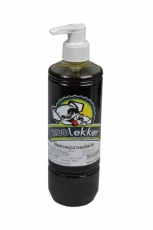 Zoolekker Hennepzaadolie 500 ml