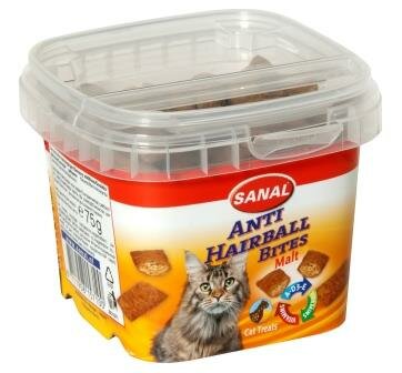 Sanal anti hairball bites cup 75 gr