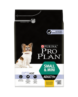 Pro plan small &amp; mini adult 9+ 3 kg