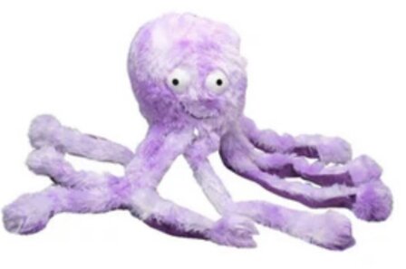 Gor reef-hondenspeelgoed-octopus baby paars