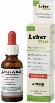 Anibio lever vital voor honden en katten 30ml