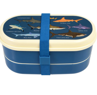 Rex London - Bento - Lunch box - haaien print