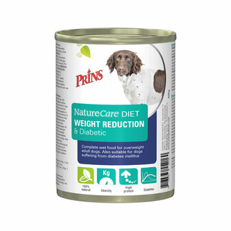 Prins NatureCare Diet Dog Weight Reduction &amp; Diabetic 400gr