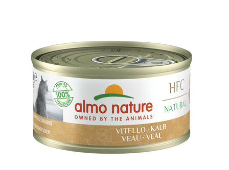 HFC Natvoer Kat - Natural kalf
