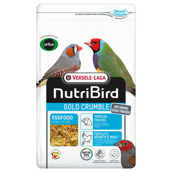 Orlux gold crumble eivoer droog tropische vogels 1 kg