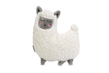 Beeztees puppy knuffel lama heartbeat