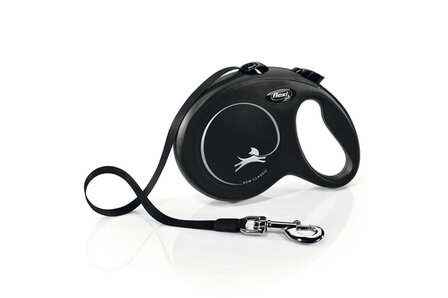 Flexi new classic tape zwart