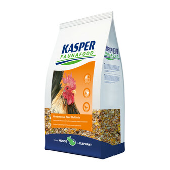 Kasper fauna food Sierhoender Multimix 3kg voor o.a. Serama&rsquo;s