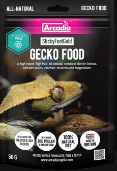 Arcadia StickyFootGold gecko food original 80gr