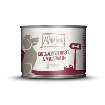 Mjamjam natvoer honden hert en wildzwijn  200gr 