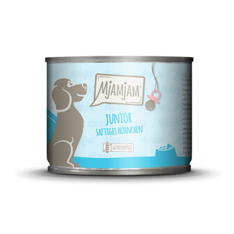 Mjamjam natvoer honden junior malse kip en ei 200gr 