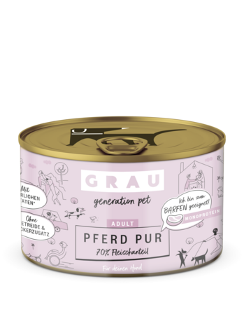 Grau honden natvoer paard 200 gr.