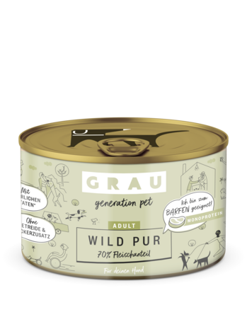 Grau honden natvoer wild 200 gr.