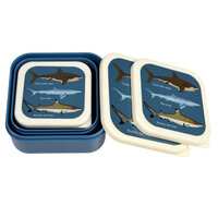 Rex london lunchbox / Snackbox  haaien (3st) 