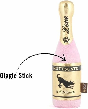 P.L.A.Y.  honden speelgoed - Muttscato Bottle Pluche