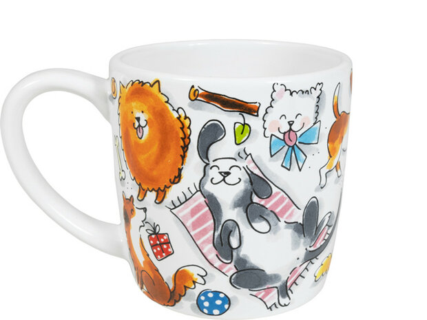 Blond Amsterdam, hond  Cappuccino mok 0,5L 