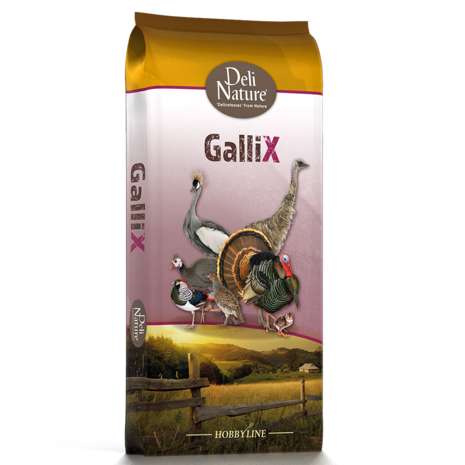 Deli Nature gallix ornamental leg pellet 20kg (Sierhoender korrel)