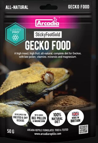 Arcadia StickyFootGold gecko food original 80gr