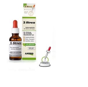 Anibio X-Stress, Anti-stressmiddel voor honden, katten en knaagdieren 30 ml