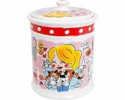  Blond Amsterdam Voorraadpot kat - Voeropslag - Ø 16 cm