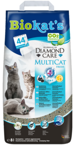 Biokat's diamond care multicat fresh 8 ltr