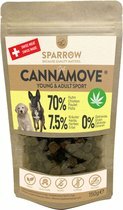 Sparrow- Cannamove honden snack hennep Young & Adult Sport | 200g