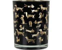 B-living Windlicht 'Teckel Silhouette' (Small, 8cm)